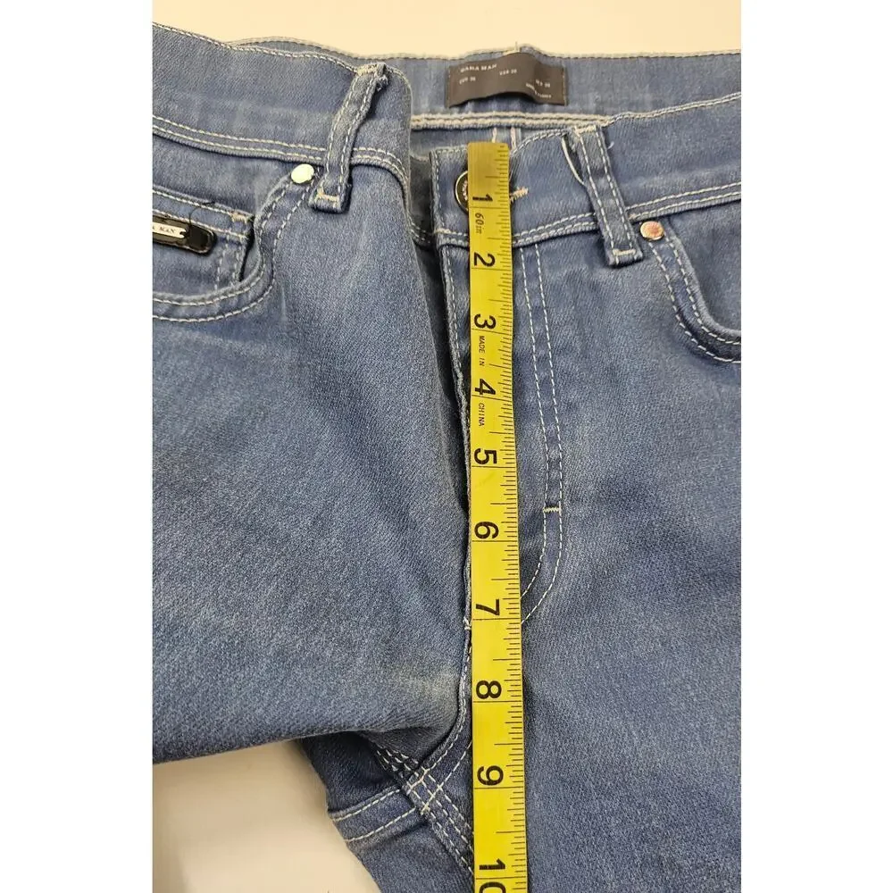 Zara man's size 30 EUC straight leg blue jeans everyday basic made in turkey